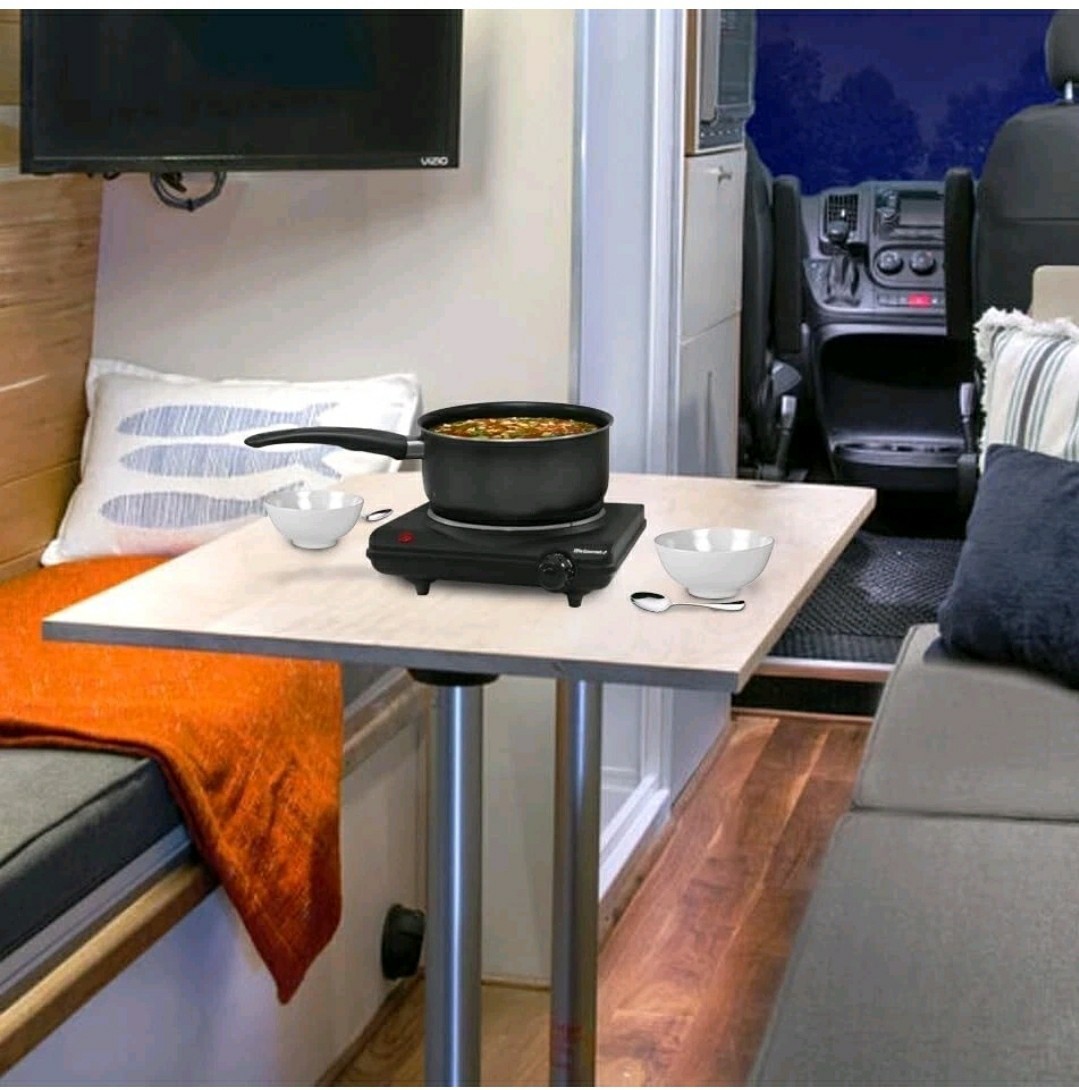 Estufa Cocina Hornilla Electrica Portatil Para Casa Apartamento Campamento 1000W