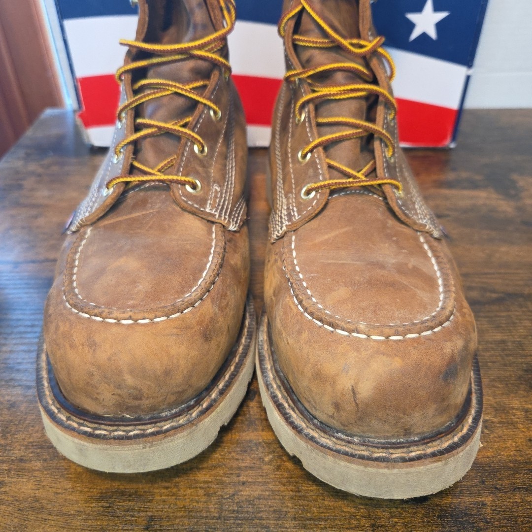 Thorogood American Heritage 8” Crazy Horse Leather Steel Toe Boots Size 11.5 D