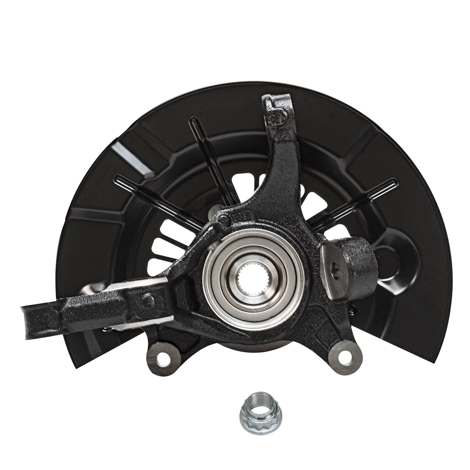 Front Steering Knuckle+Wheel Hub Bearing for 2012 2013 2014 - 2017 Toyota Camry