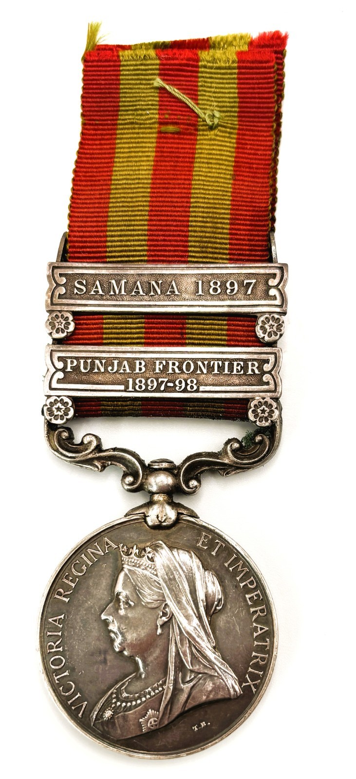 British India General Service Medal Ribbon Samana 1897 Punjab & Frontier 1897-98