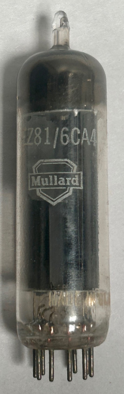 Vintage Mullard Great Britain EZ81/6CA4 Electronic Vacuum Tube (A4)