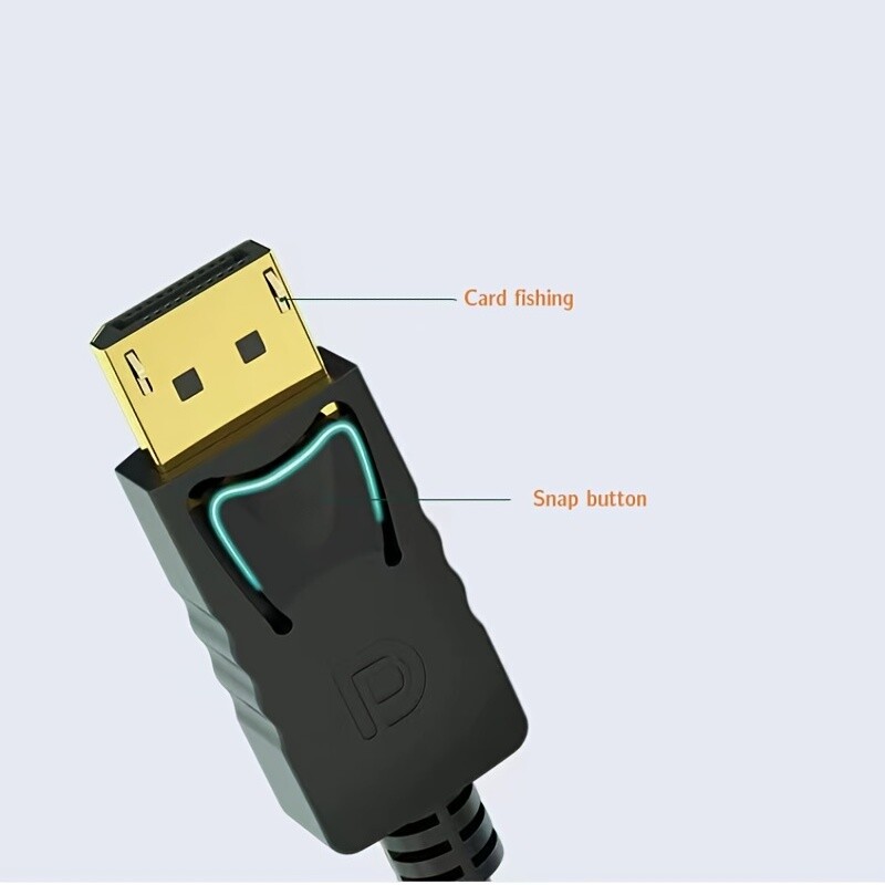 Display Port to HDMI Cable DP Adapter Converter Audio Video PC HDTV 1080P 60Hz