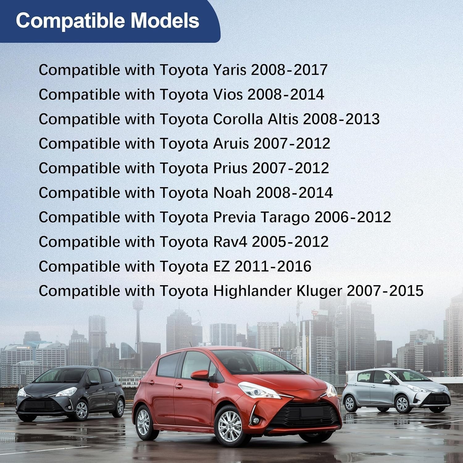 Front Interior Grab Roof Handle Light Gray fit Toyota Yaris Corolla Rav4 Prius