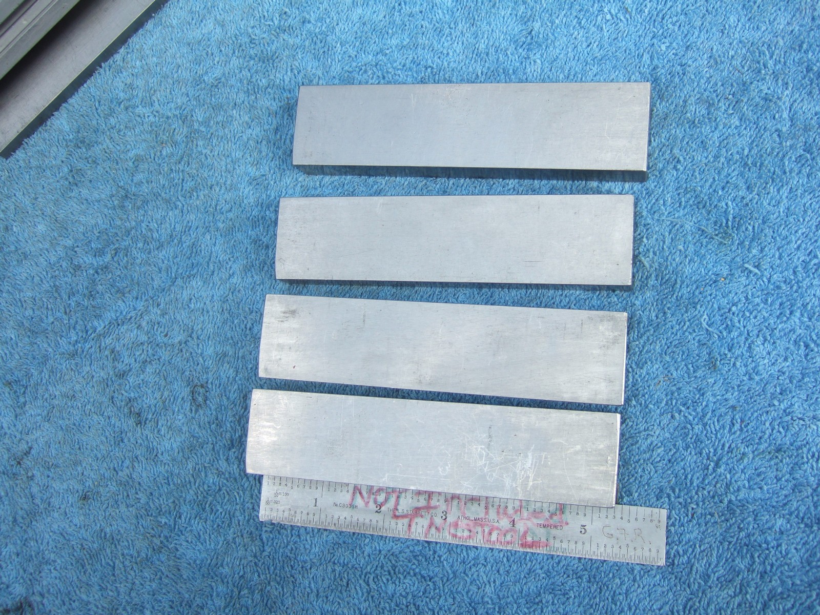 PARALLELS USA VINTAGE 4 PAIR SOFT MACHINIST TOOLMAKER PRECISE GRIND MILL INSPECT