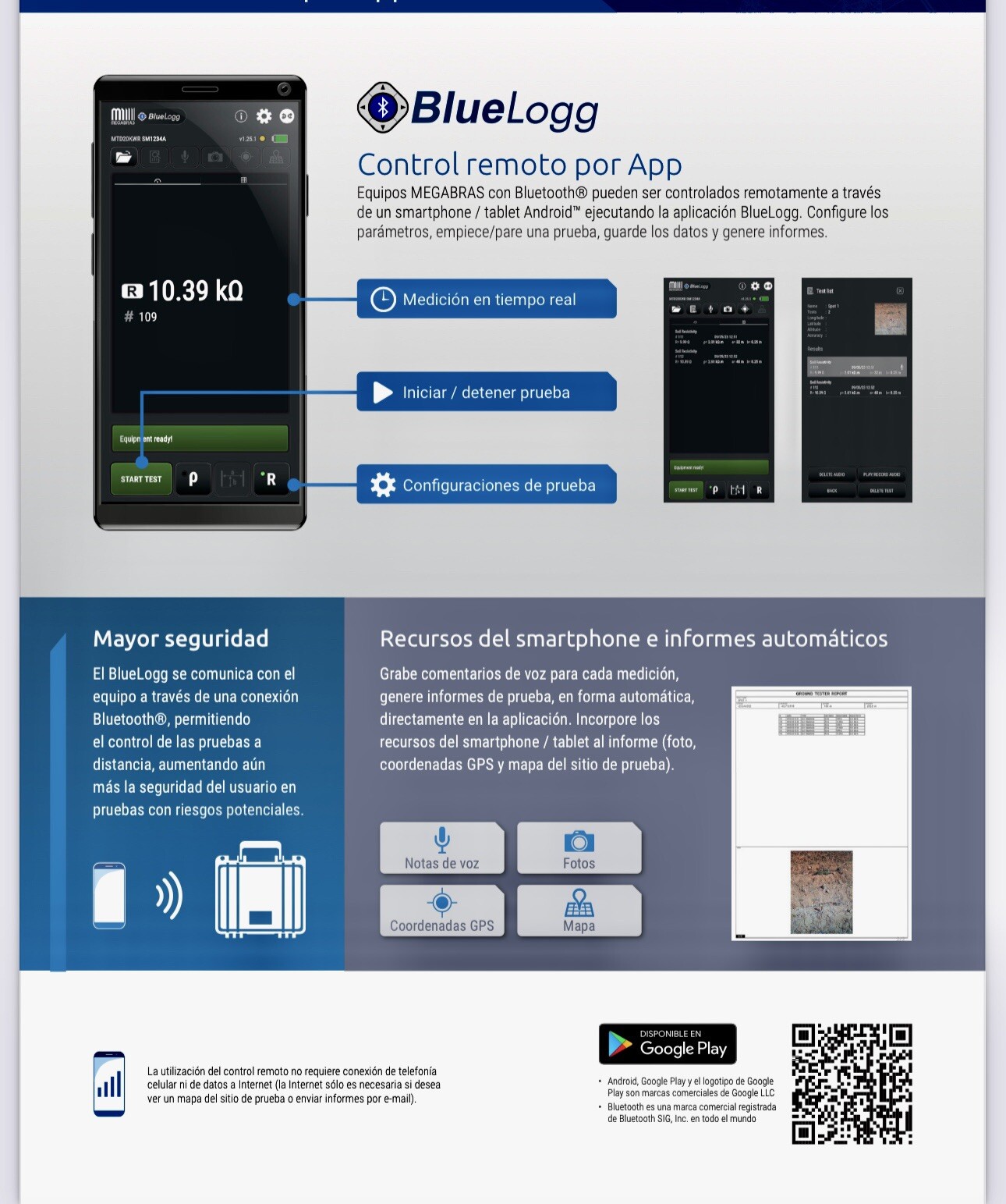 Tentech Megabras MTD20KWR Earth Tester Telurometer 20kV Digital Reliable