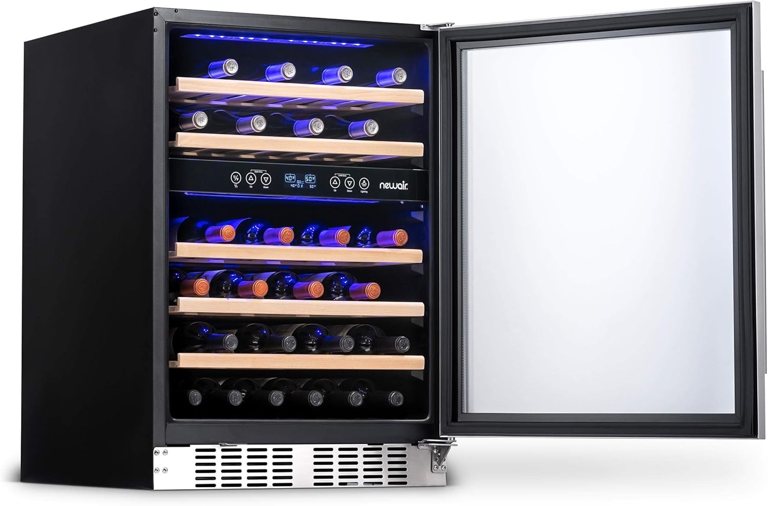 Newair NWC046SS01-RB Dual Zone Fridge with Shelves - Certified Refurbished