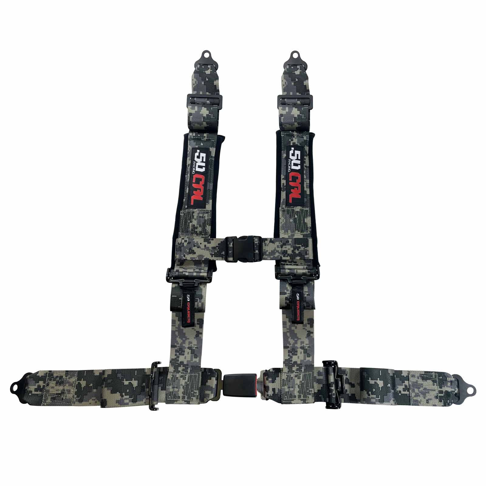 4 Point 2 Inch 3 Inch Racing Harness SxS Off Road Push Button Buckle Seat Belt