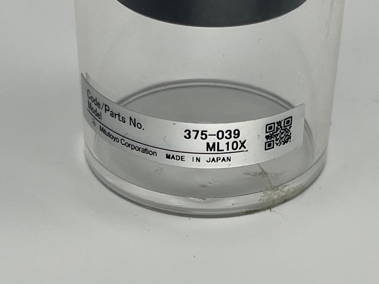 Mitutoyo ML10X MICROSCOPE Telecentric Objectives 375-039 No Tariffs for US Buyer