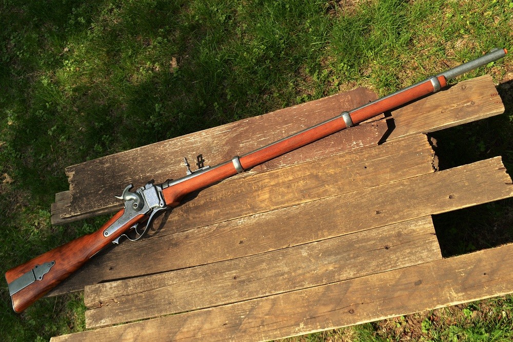 Sharps 1859 Military Civil War Rifle - Old West - Union Cavalry - Denix Replica