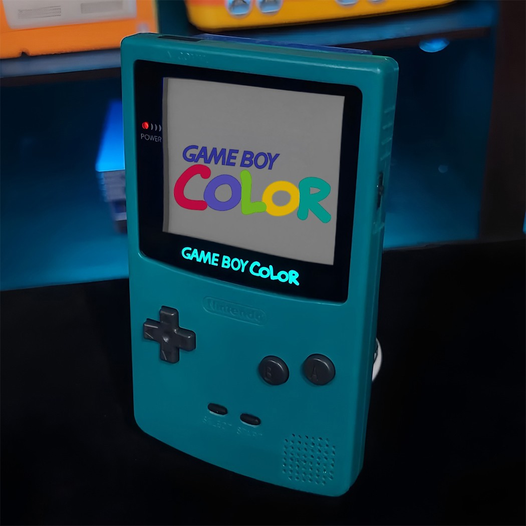 Nintendo Game Boy Color Console GBC Handheld Cleaned Tested New CaseRenewed Teal
