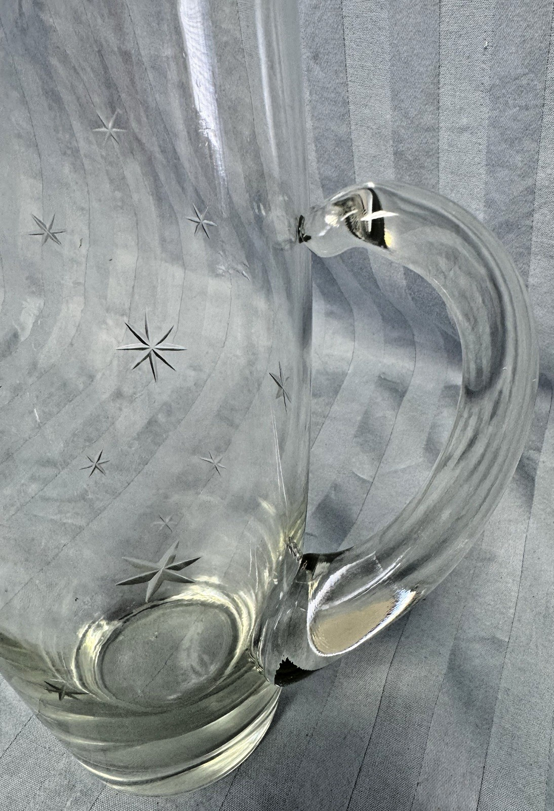 Vintage 1950s MCM Atomic STAR DUST by C G QUARTEX Cocktail Set Pitcher and More