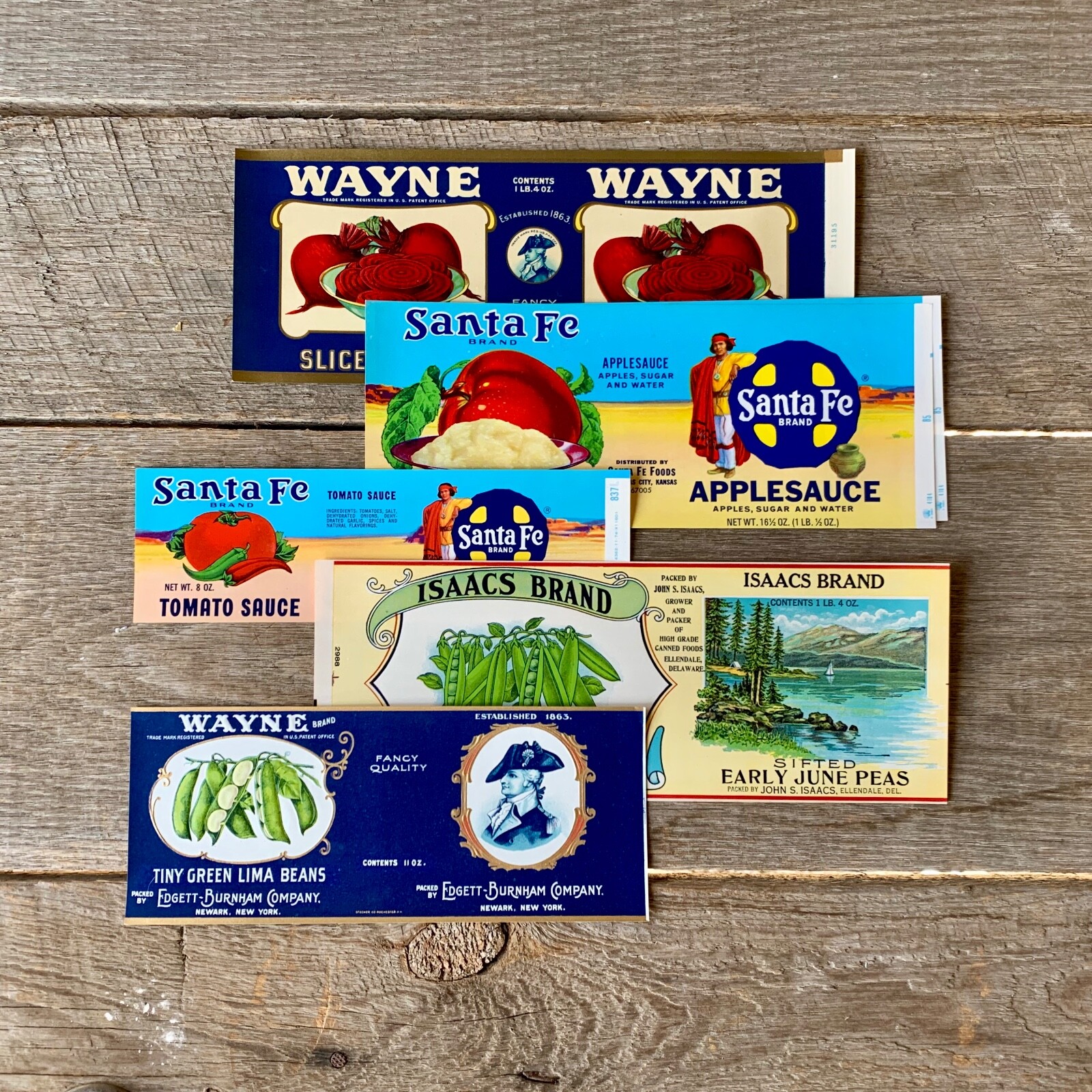 66 Diff Vtg Original 1910 - 1930s CAN LABEL COLLECTION Bulk Offer WHOLESALE LOT