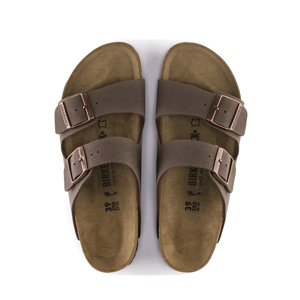 Birkenstock Arizona Birko-Flor Soft Footbed Unisex Sandals - Mocha