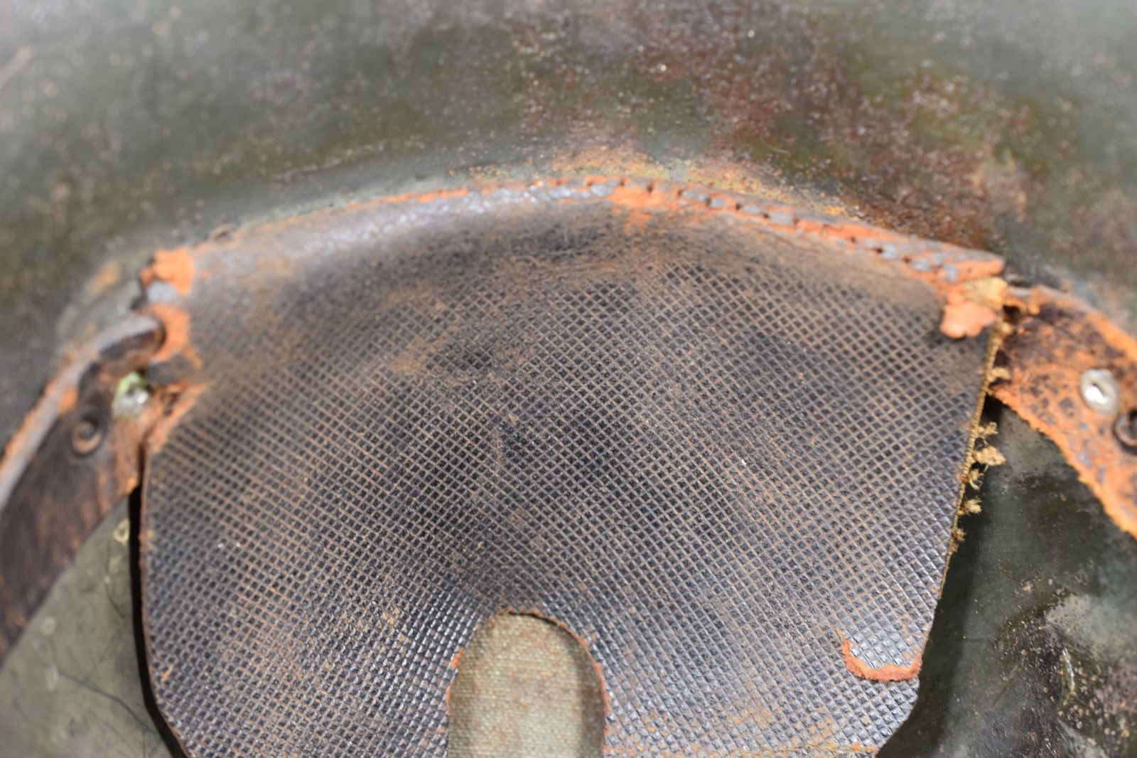 Dutch M27 M34 1934 Military Helmet with Crest Chin Strap and Liner