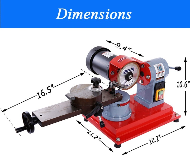 8-70cm Saw Blade Grinder Mill Sharpener Machine for Alloy material saw blade