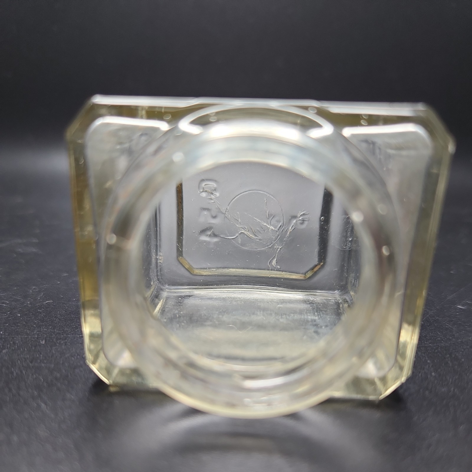 Antique SANFORD'S Ink Glass Bottle ,no top Plain design.