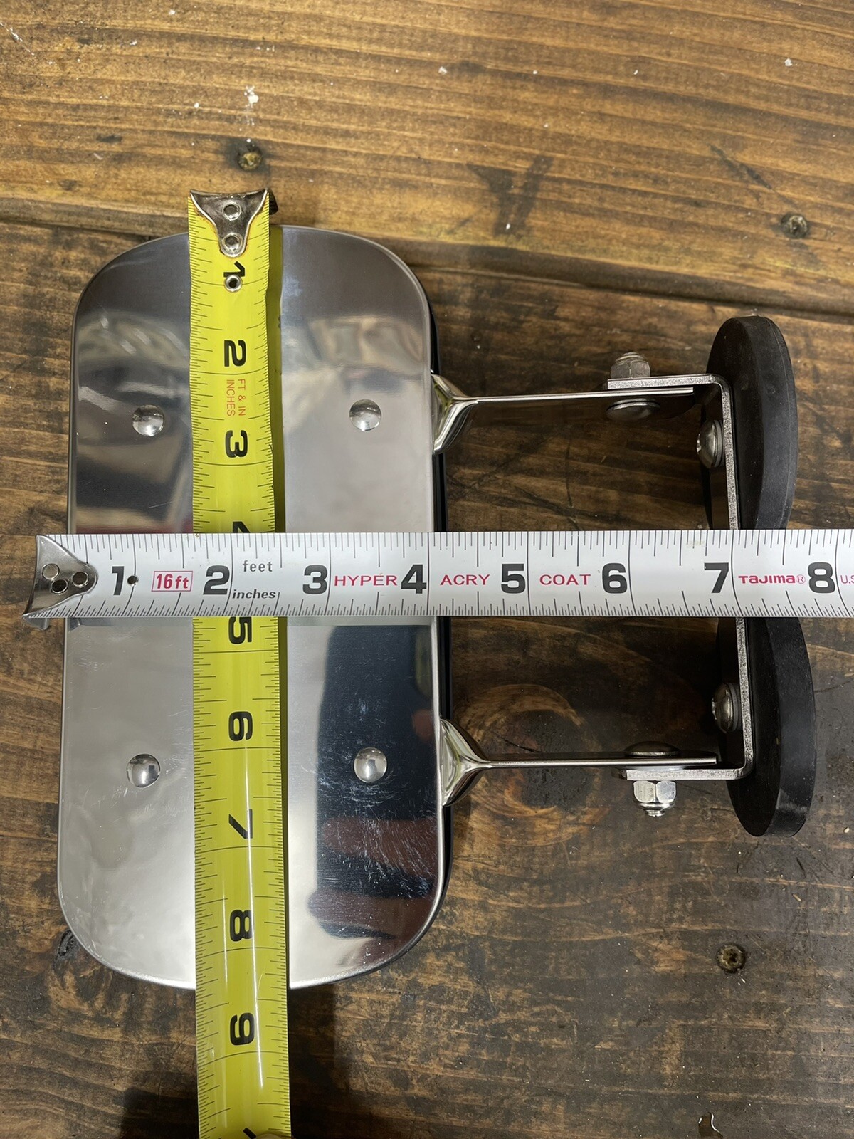 PREMIUM MAGNET MIRRORS Tractor/Skidsteer RUBBER COATED STAINLESS STEEL! kubota