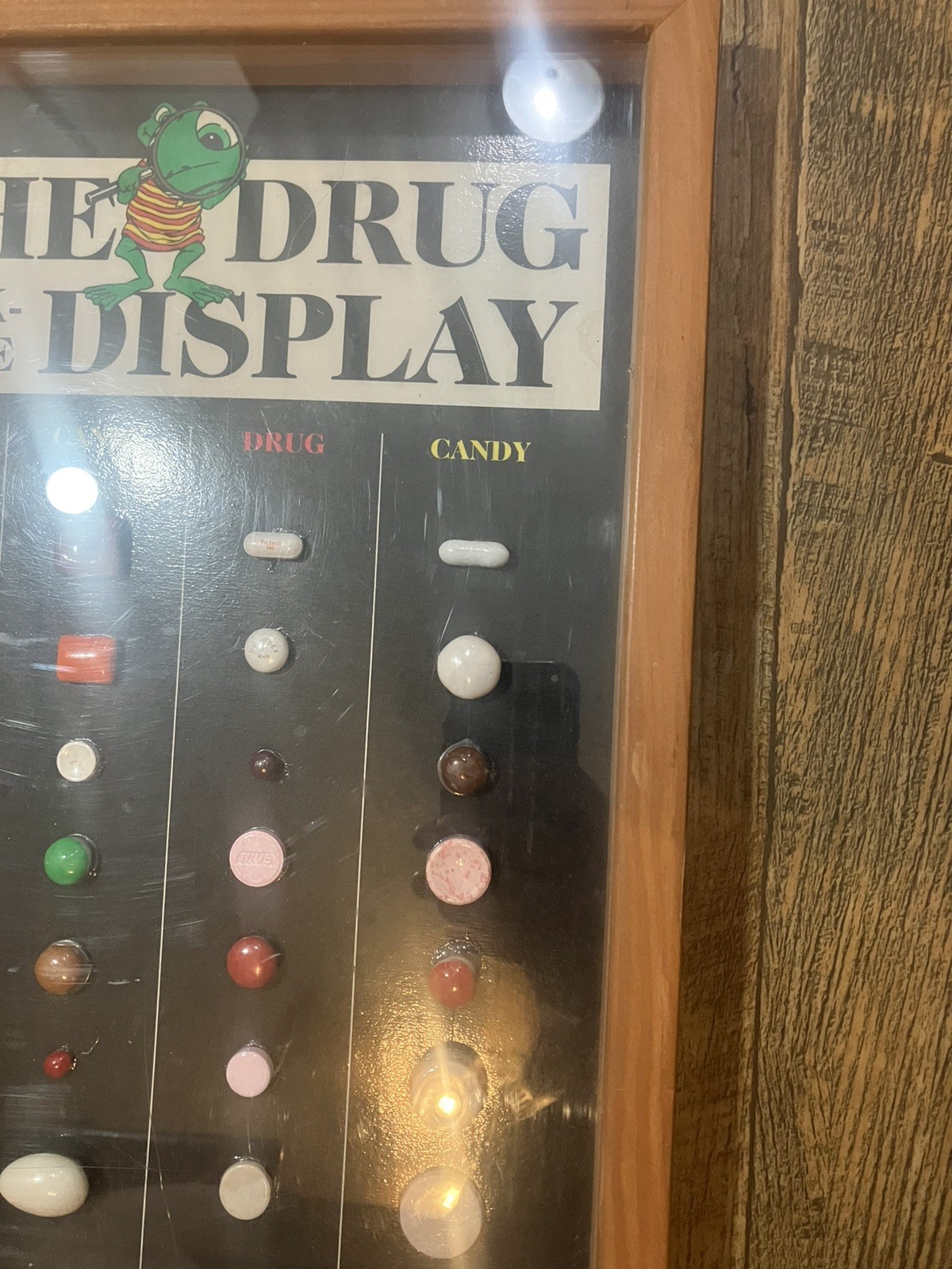 RARE Vintage D.A.R.E. "The Drug Look-Alike Display" Educational Health Exhibit