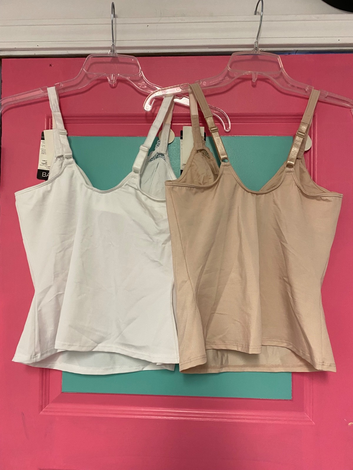 Bali Camisole Cami Minimizer Shapewear 36C or 38C Underwire Modest Style 8684