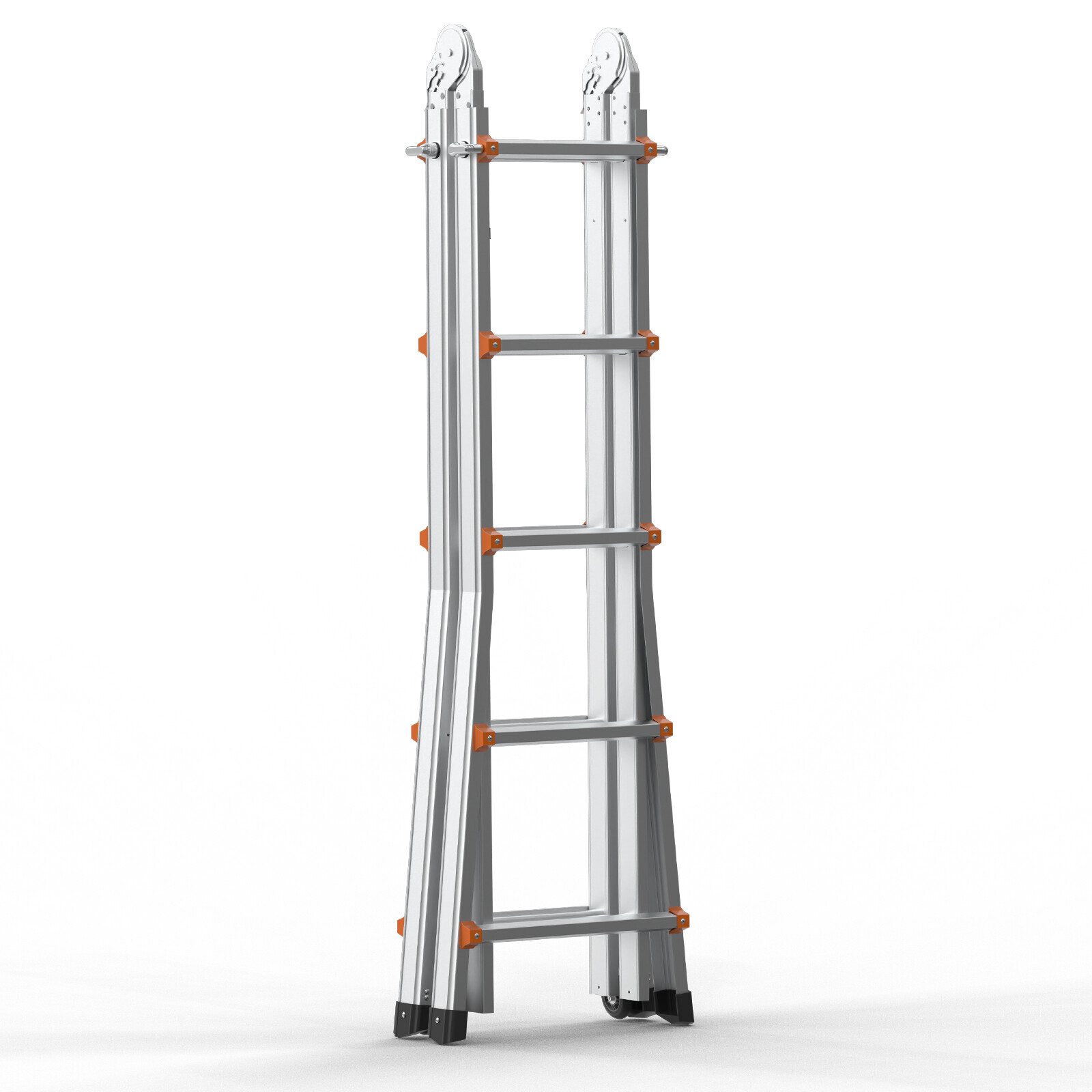 Telescoping Ladder A Frame 16.7 FT Extension Multi-Function for Homework
