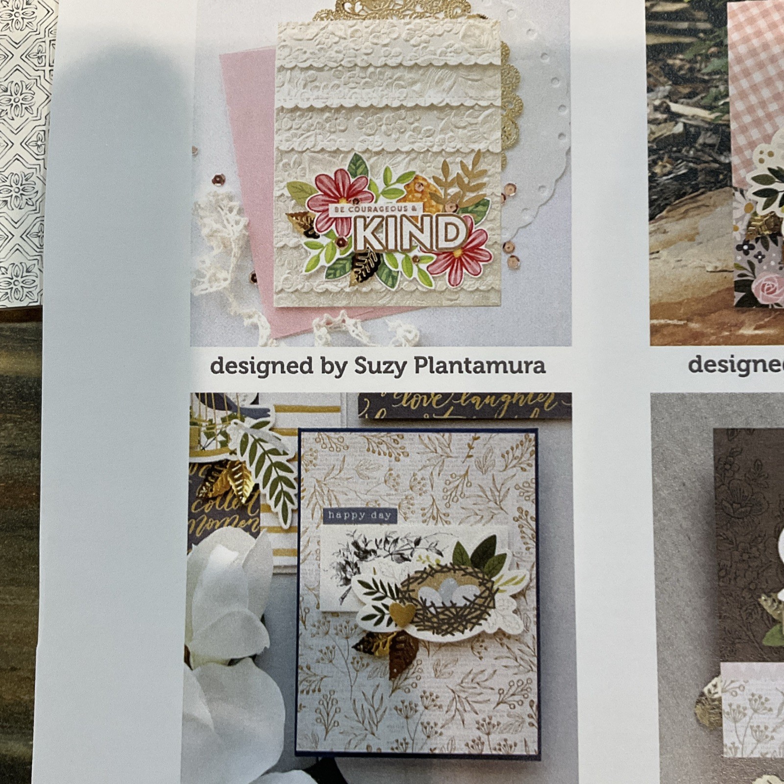 simon says stamps Kind Flowers Stamp And Craft Kit NIP