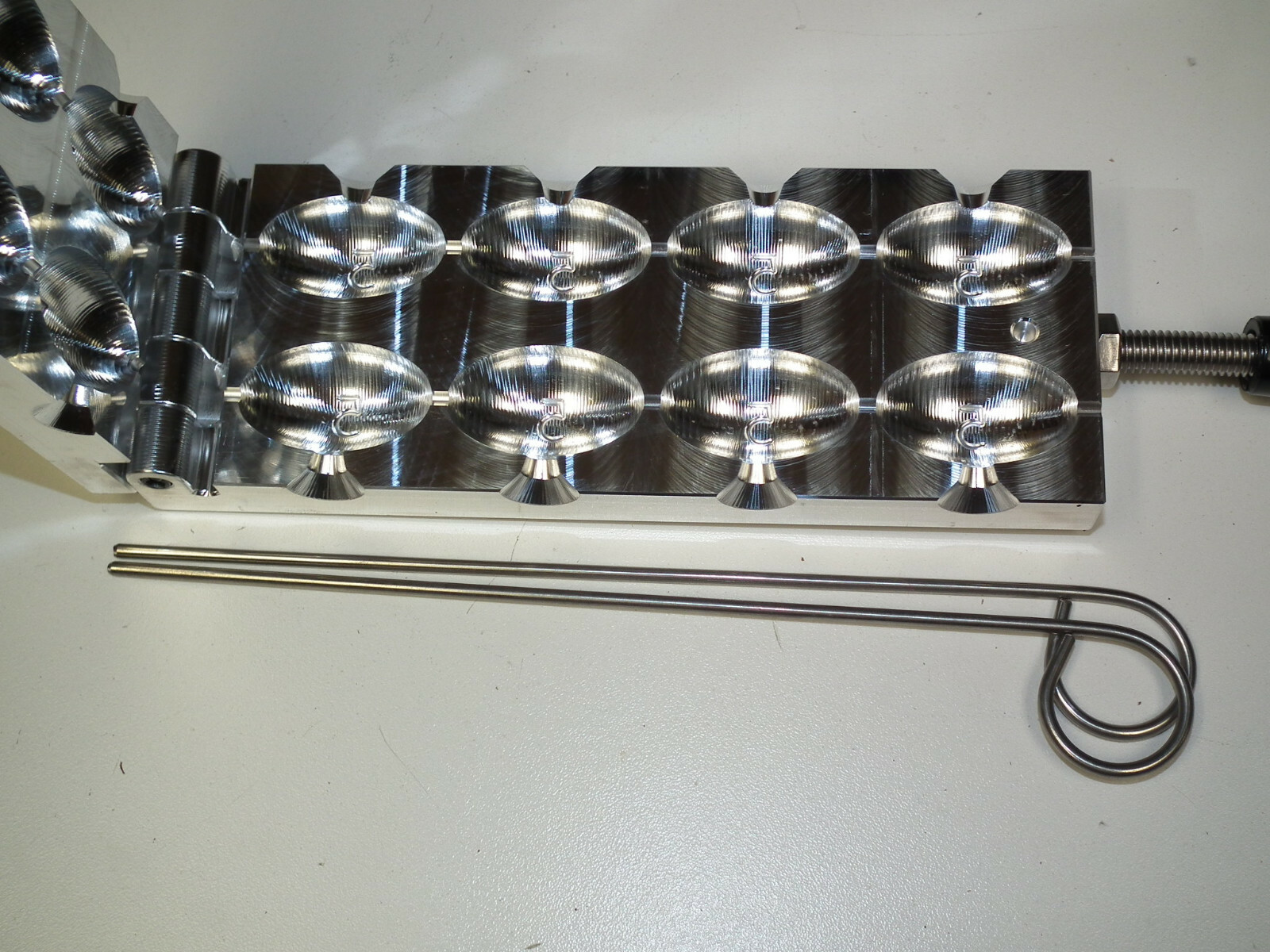 Egg Slip Sinker Multi Cavity Production molds 1/8 to 32oz Choose Size USA 3RD