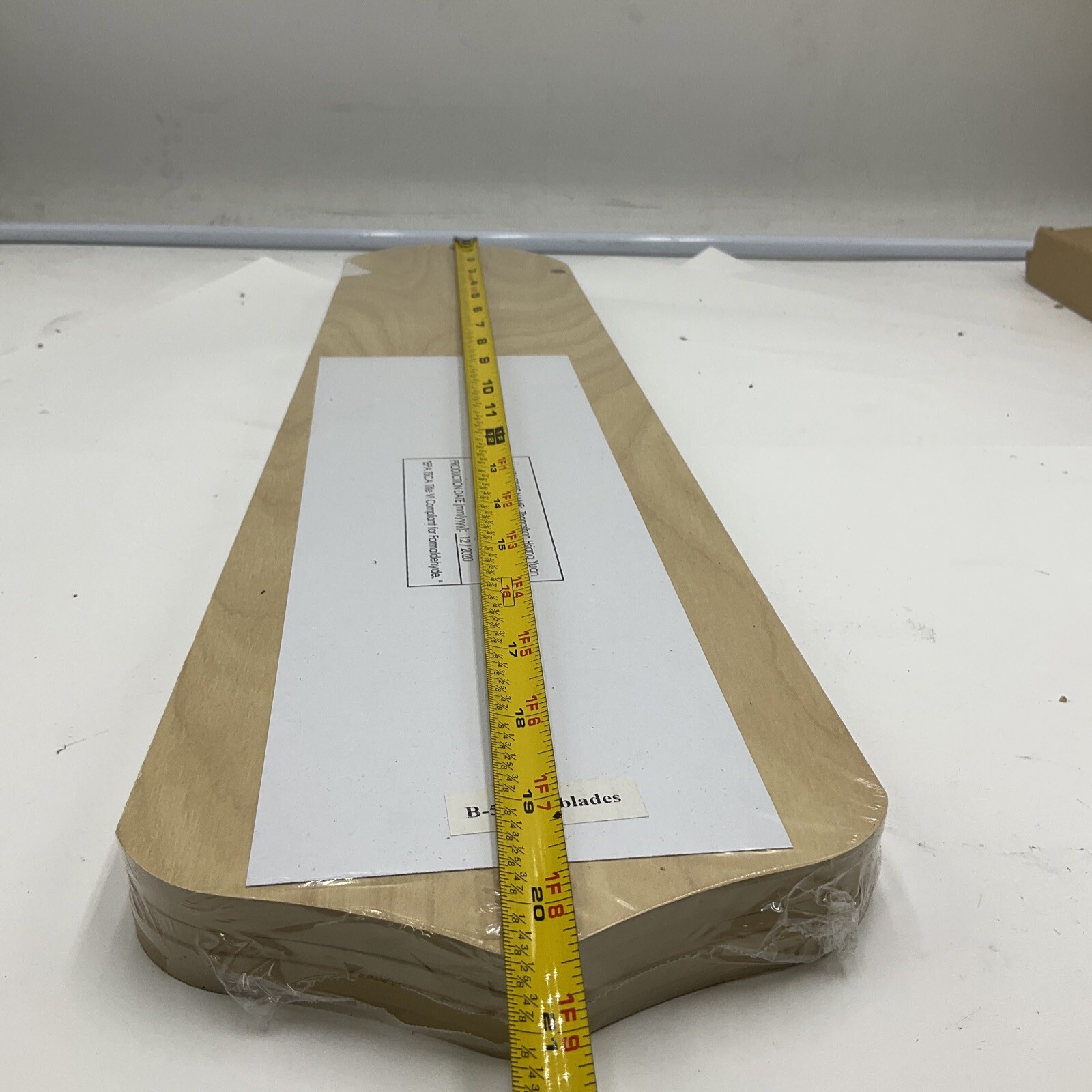 QTY 5! 21 inch Natural Maple Finish Ceiling Fan Replacement Blades Royal Pacific