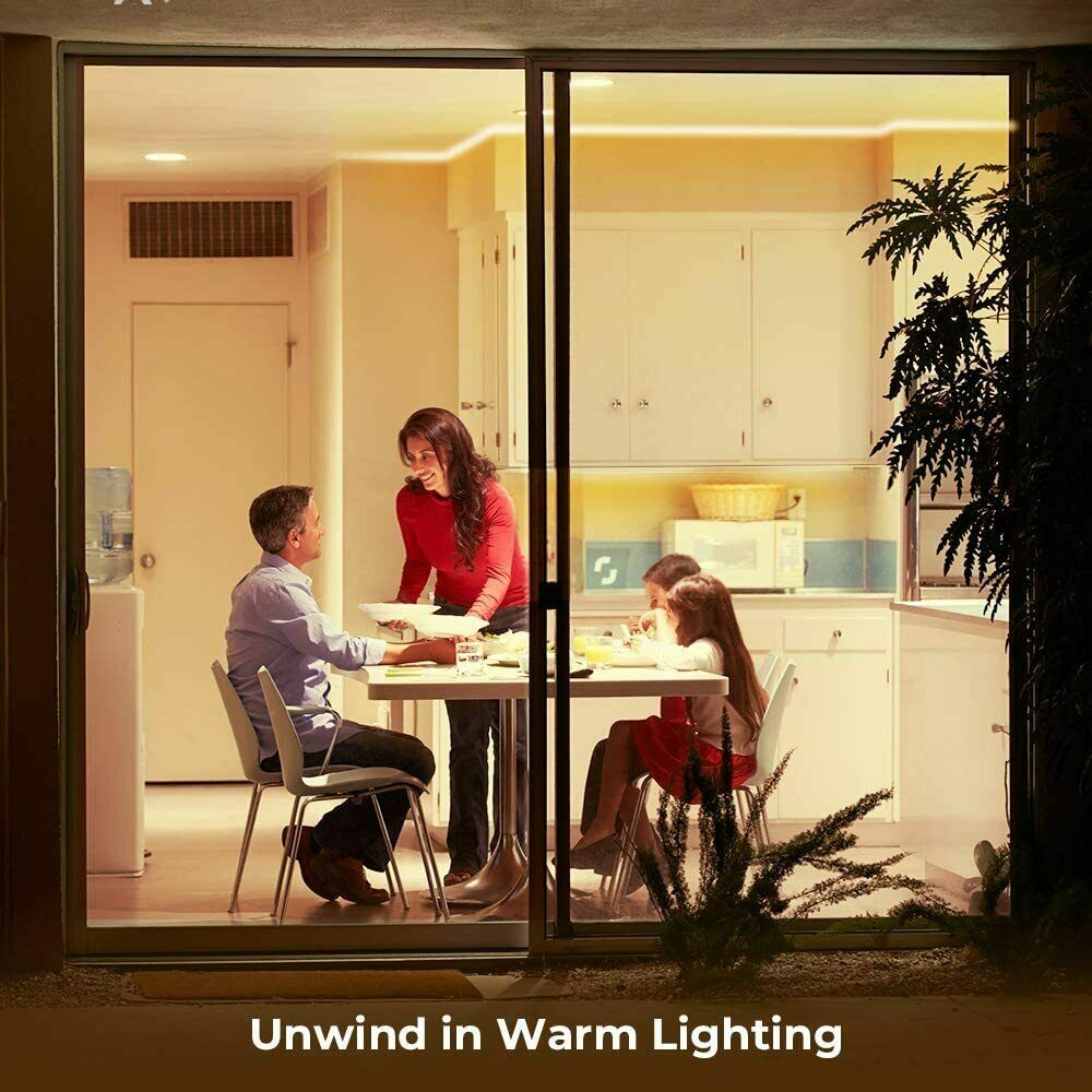 110V LED Strip Light SMD 5050 Flexible Tape Home Outdoor Lighting Rope + US Plug