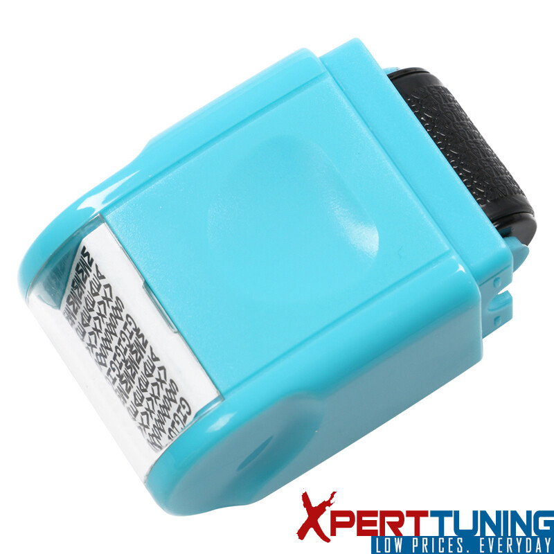 Identity Theft Protection Confidential ID Guard Wide Roller Stamp+3 Ink Refill