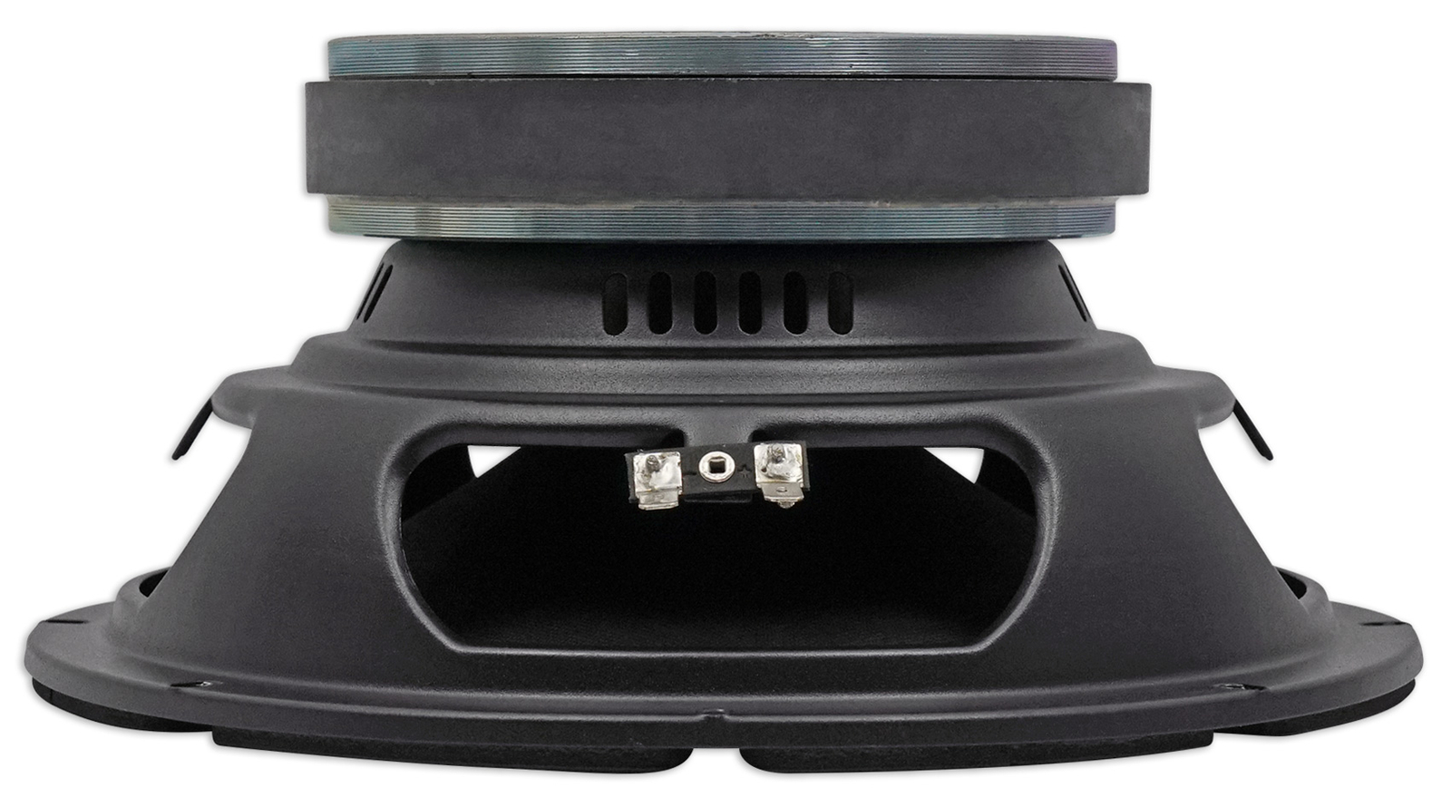 2) Rockville RM104PRO 10" 1200 Watt 4-Ohm SPL Car Midrange Mid-Bass Pro Speakers