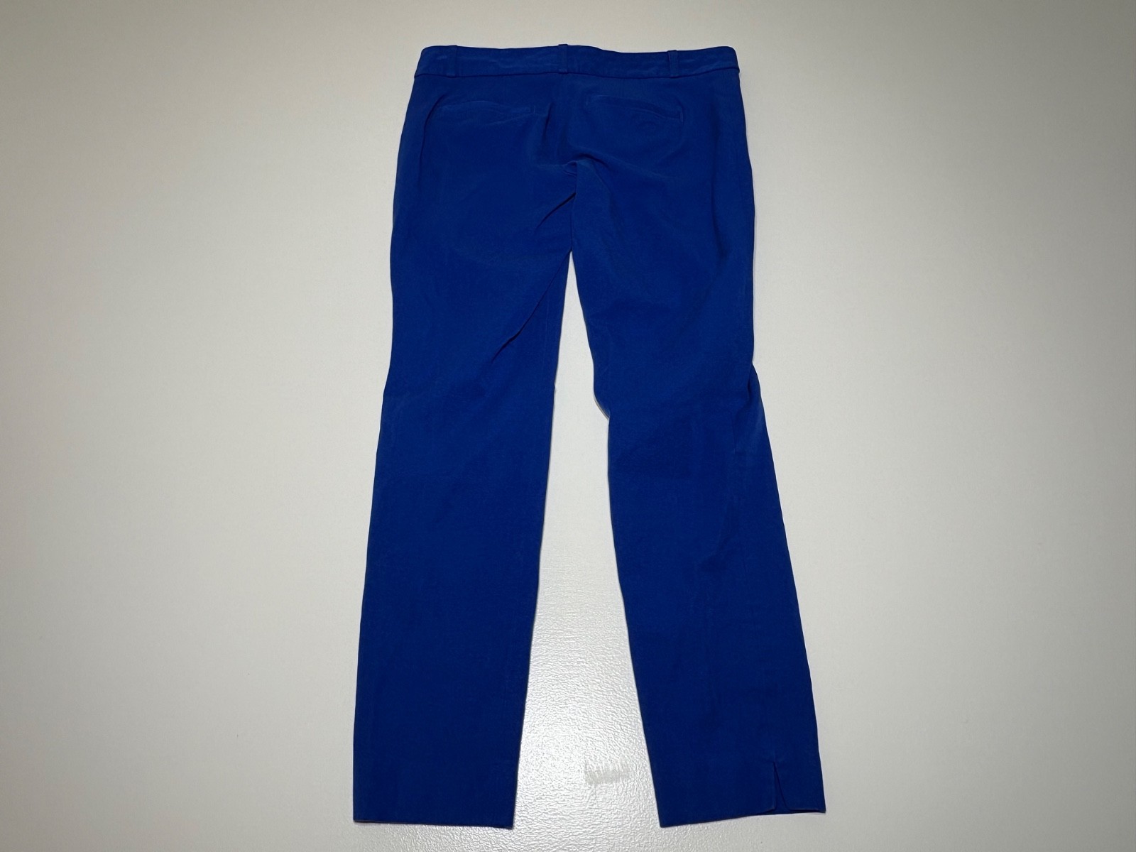 BananaRepublic Sloan Pants Womens 2 Blue Stretch Skinny Fit Office Wear Trouser