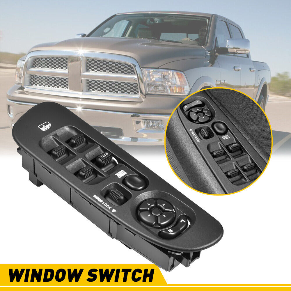 for 02-10 Dodge Ram 1500 2500 3500 Door Window Switch Panel Control Driver Side