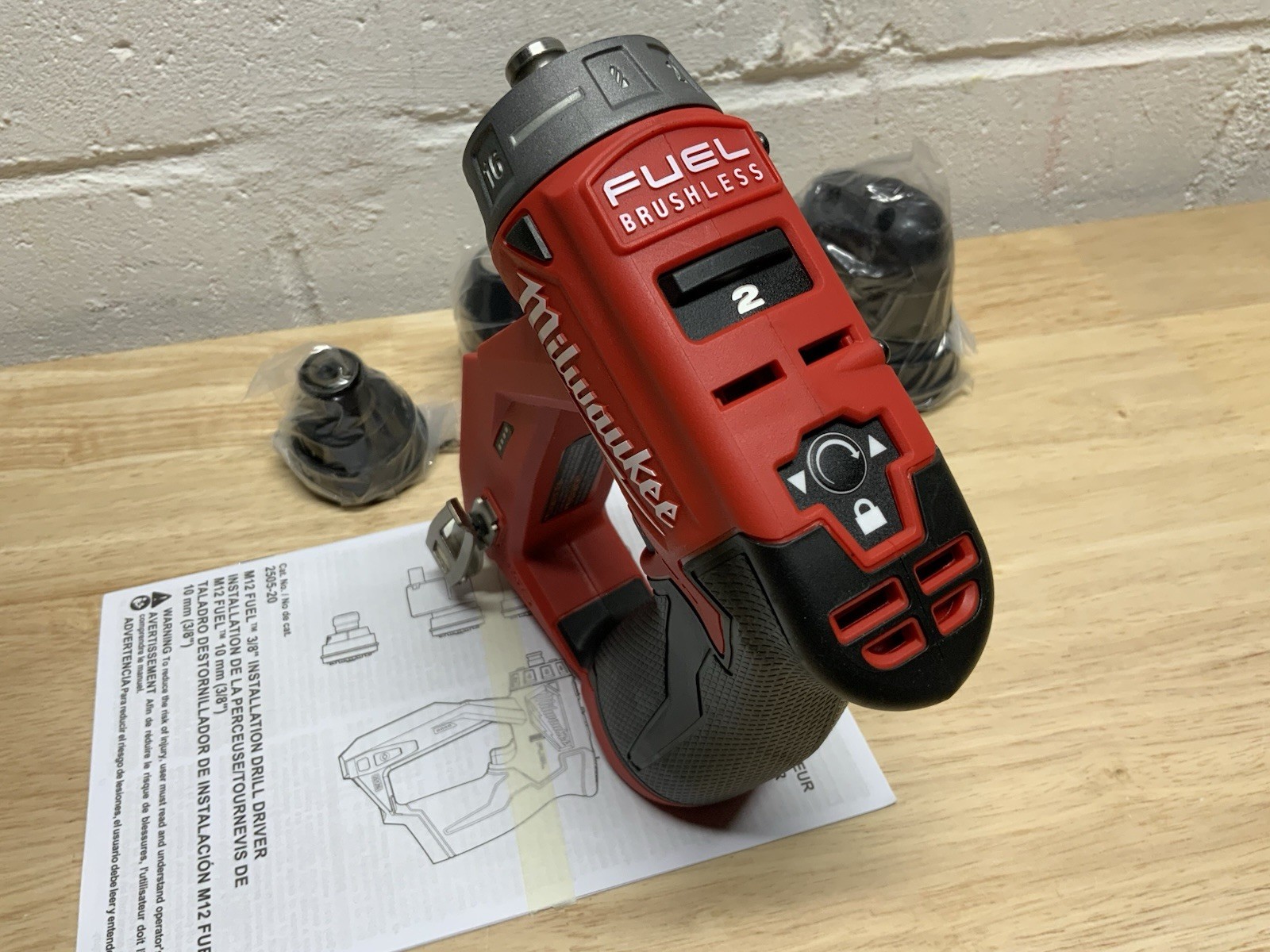 Milwaukee 2505-20 M12 FUEL 4-in-1 Installation Drill Driver - NEW FROM KIT