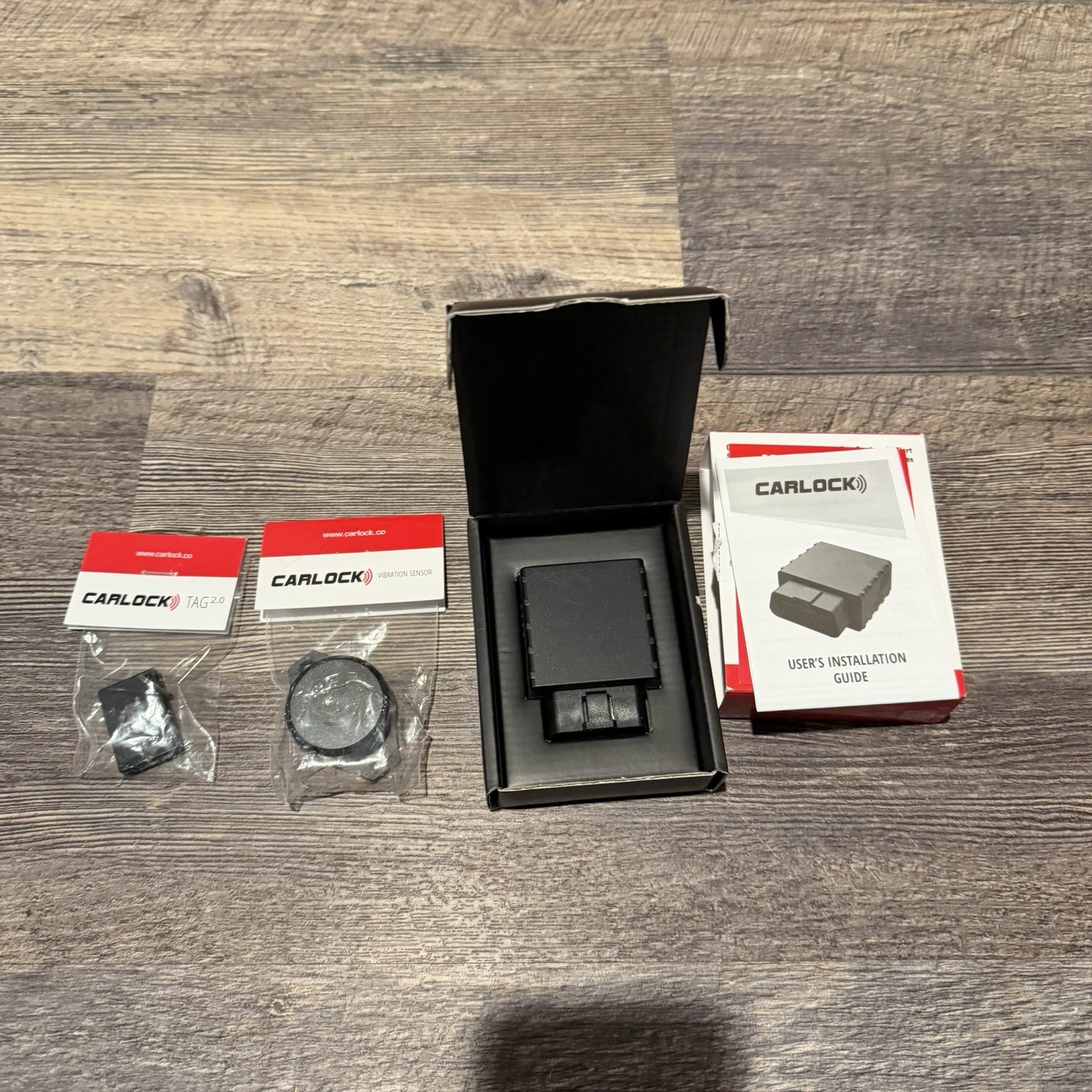 CARLOCK GPS Anti-Theft Car Tracker Alarm System Tracker + Vibration Sense + Tag