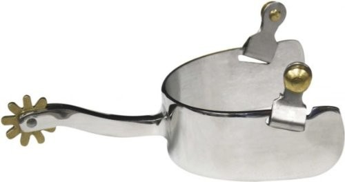 Showman Stainless Steel Wide Band Spurs