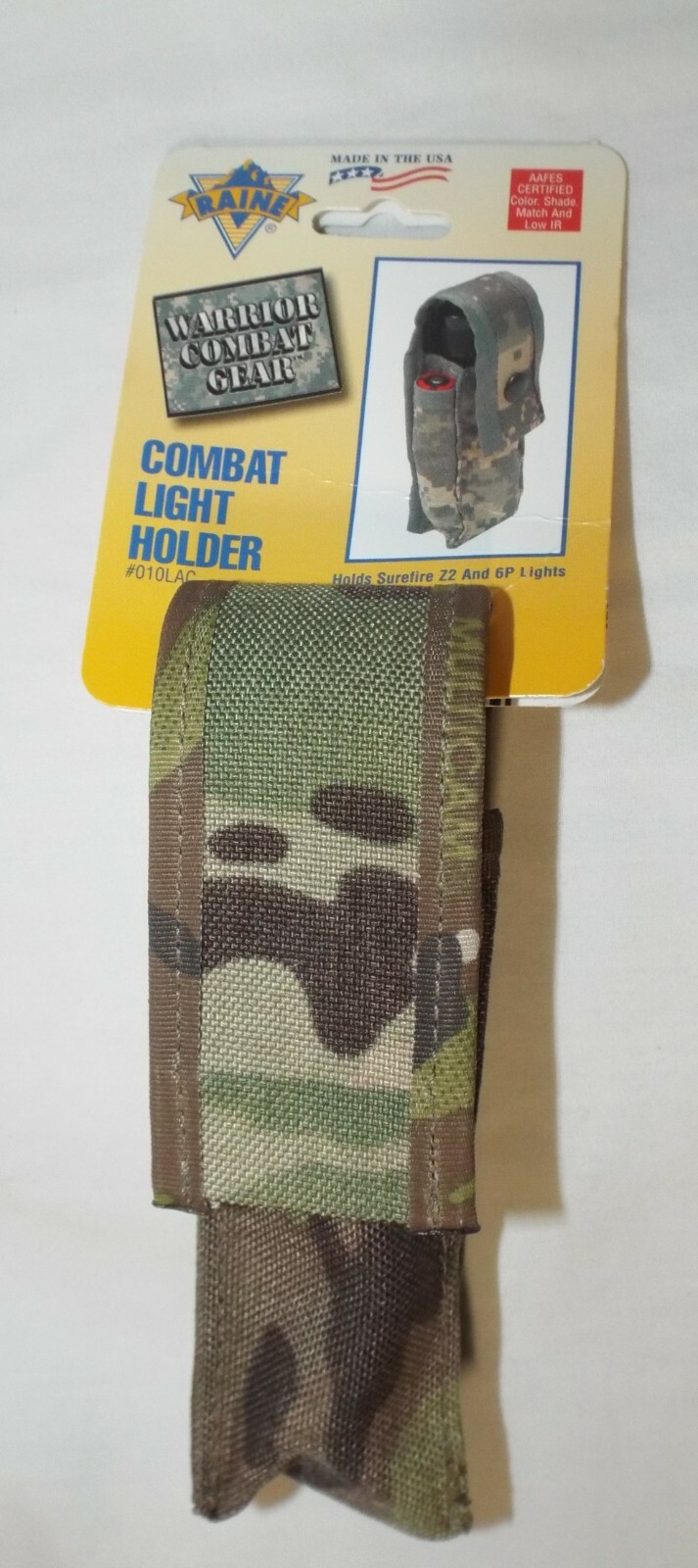 Raine Inc US Army Multicam OCP Molle Combat Surefire Light Pouch Holder 010MSMC