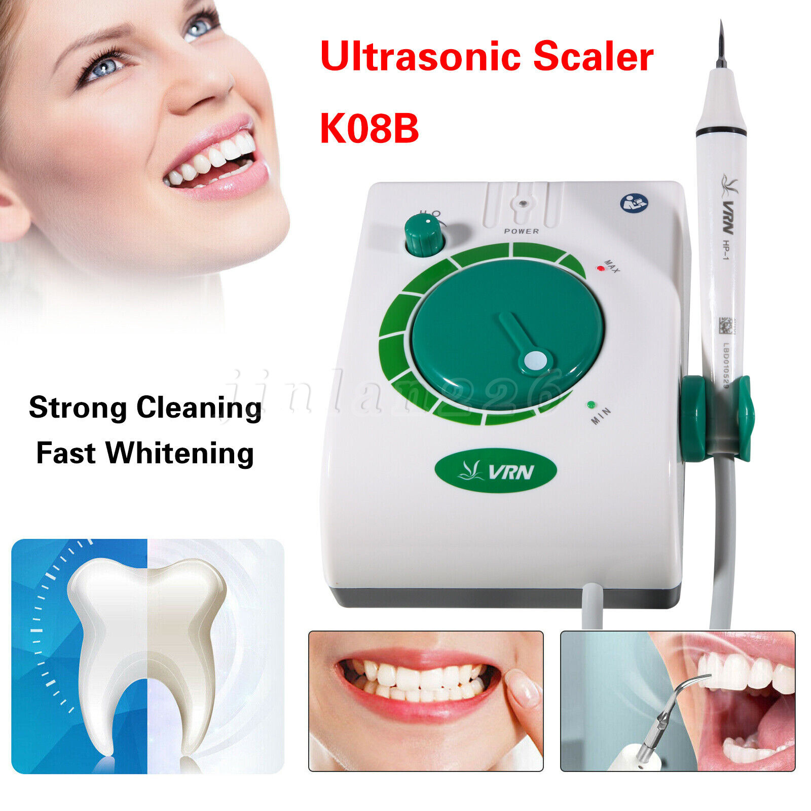 Dental Ultrasonic Scaler Piezo Scaling Handpiece Cleaning fit EMS Woodpecker USA
