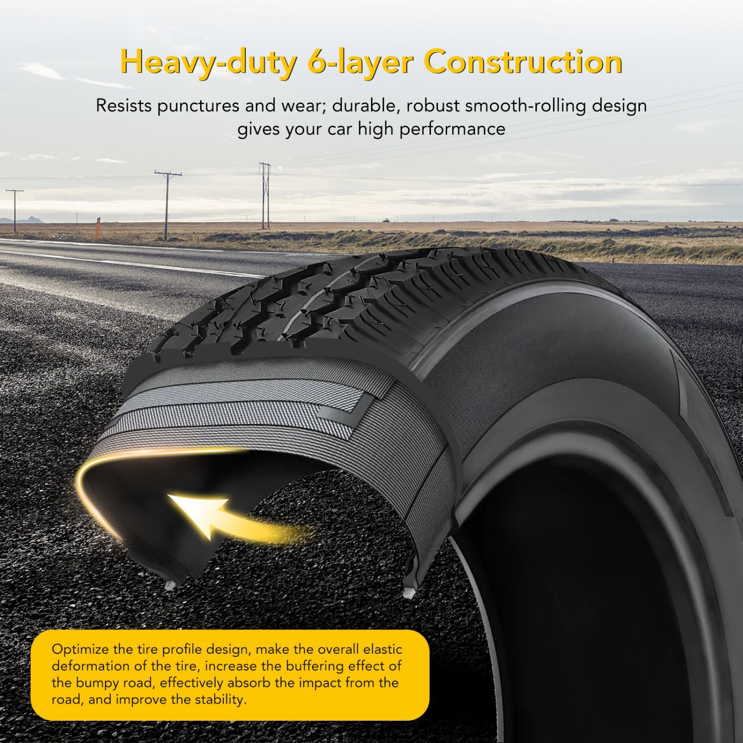 2Set 5.30-12 Trailer Tires with Rims 5.30x12 5.3-12 530-12, 5 Lug on 4.5", 6PR