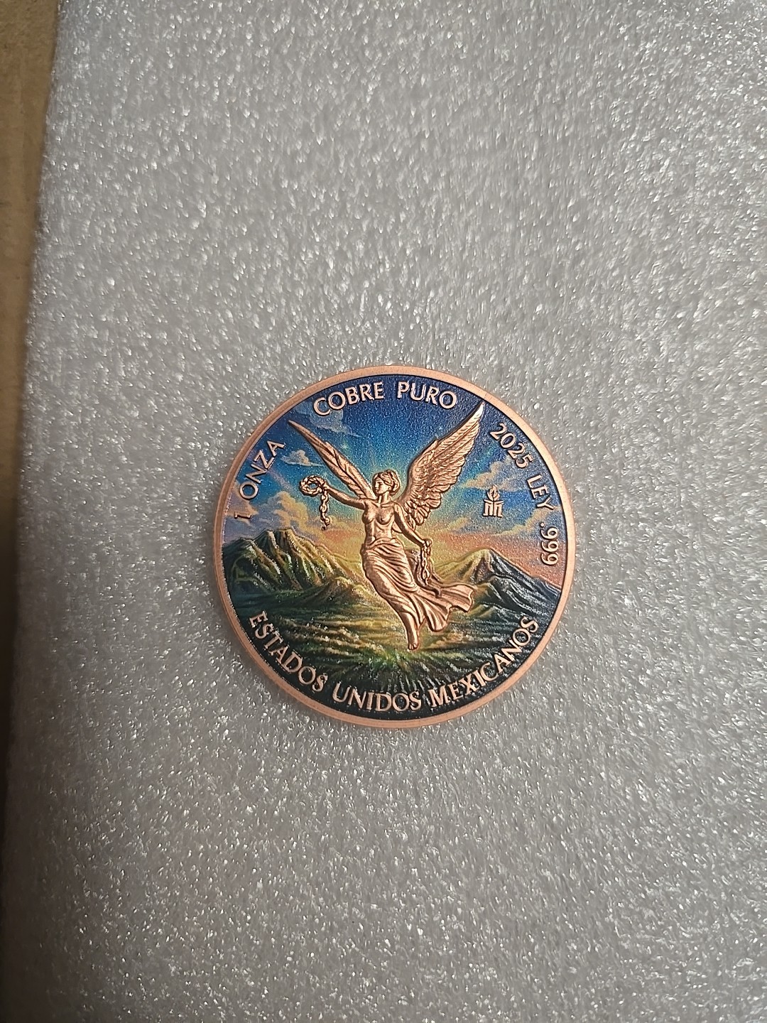 Famine Libertad  1oz copper round