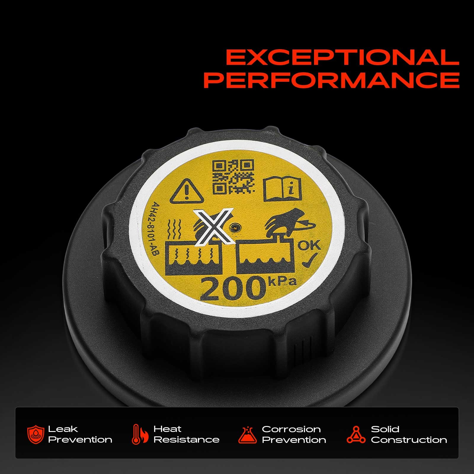 Coolant Overflow Expansion Tank Cap for Land Rover Discovery Range Rover Sport