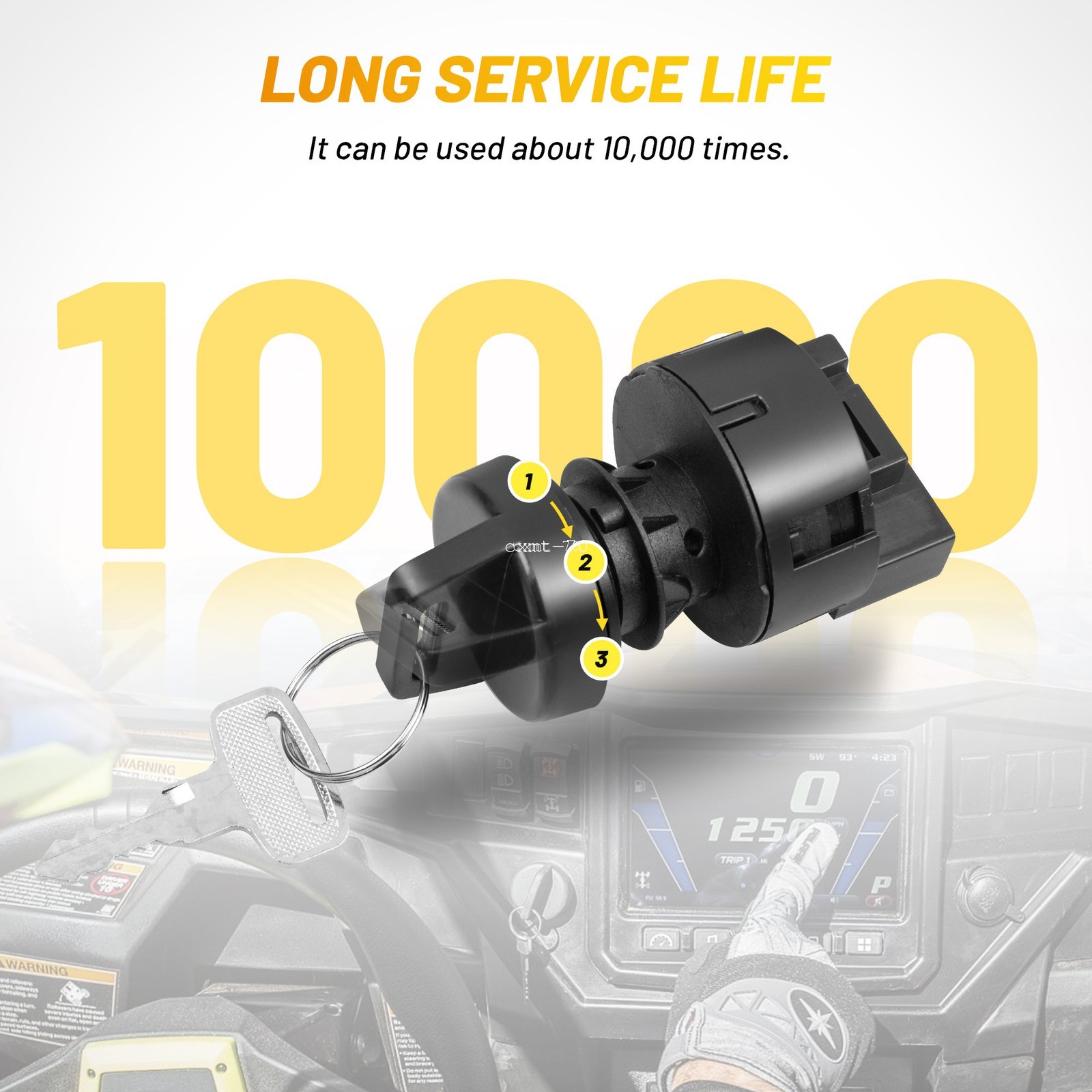 Ignition Key Starter Switch 4012165 For 2010-2018 Polaris RZR 570 800 900 1000