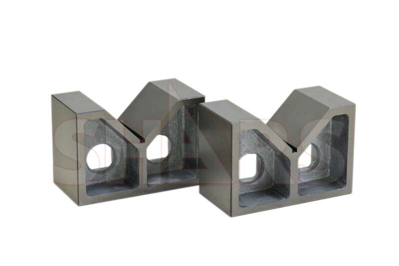 8" CAST IRON PAIR JUMBO V-BLOCKS V-BLOCK VBLOCKS GROUND R