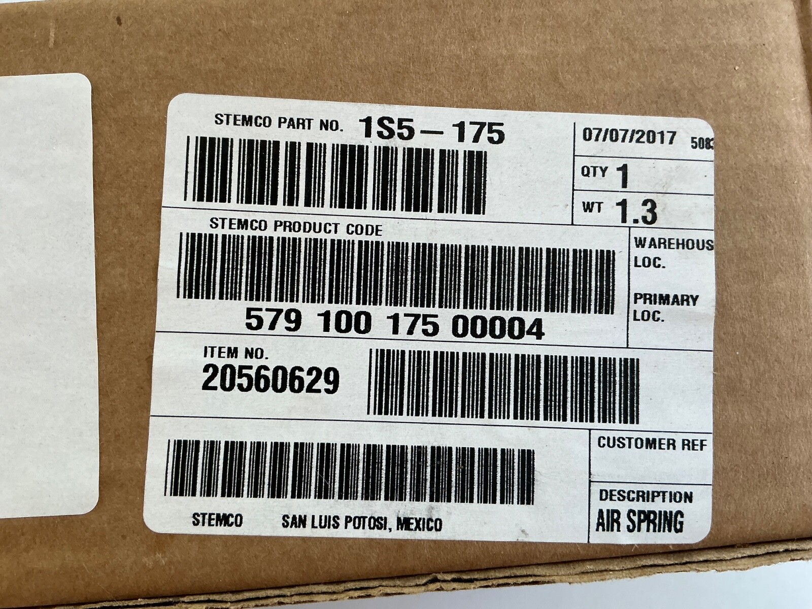 Genuine Goodyear 1S5-175 Air spring