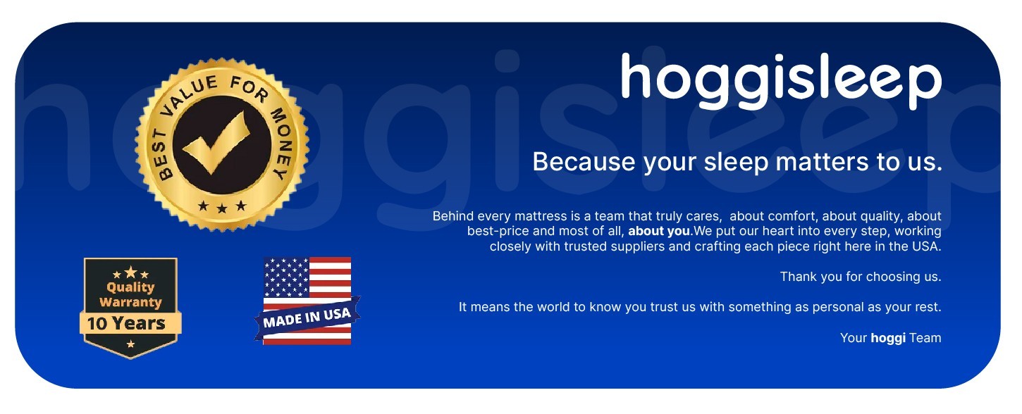 7 Inch Semi Truck Mattress, Multi-Size, Quality Foam, Medium-Firm, hoggisleep