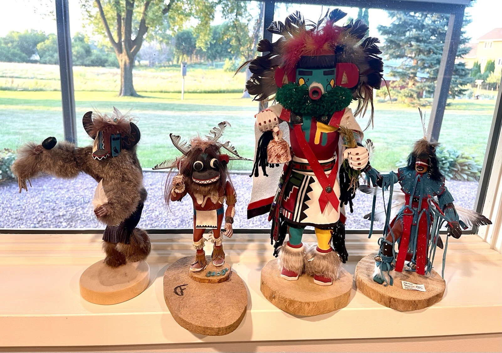 Hopi Native American Kachina Dolls. Spiritual Art work.