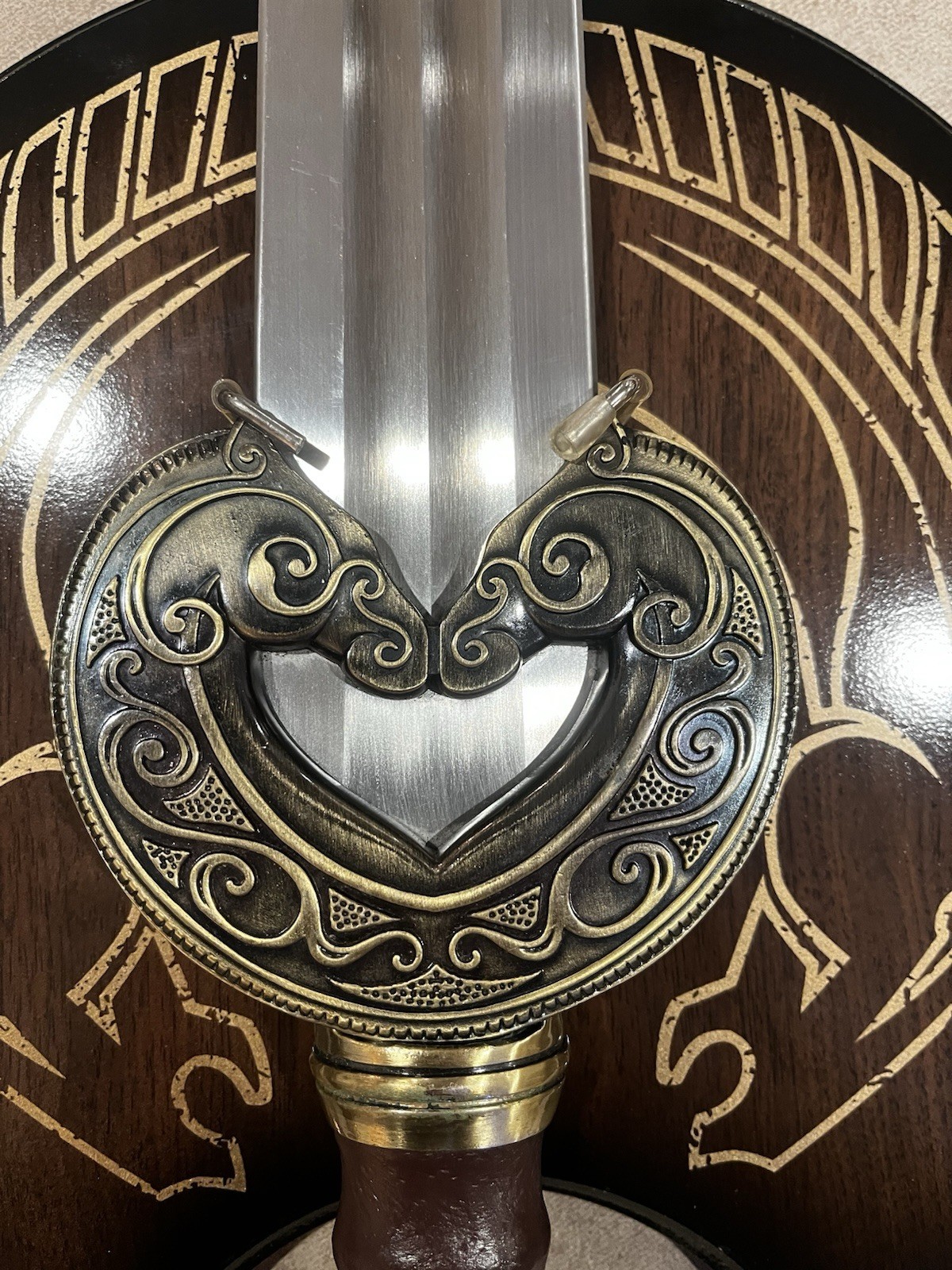 United Cutlery Herugrim Sword Of Theoden /Plaque LOTR Officially Licensed UC1370