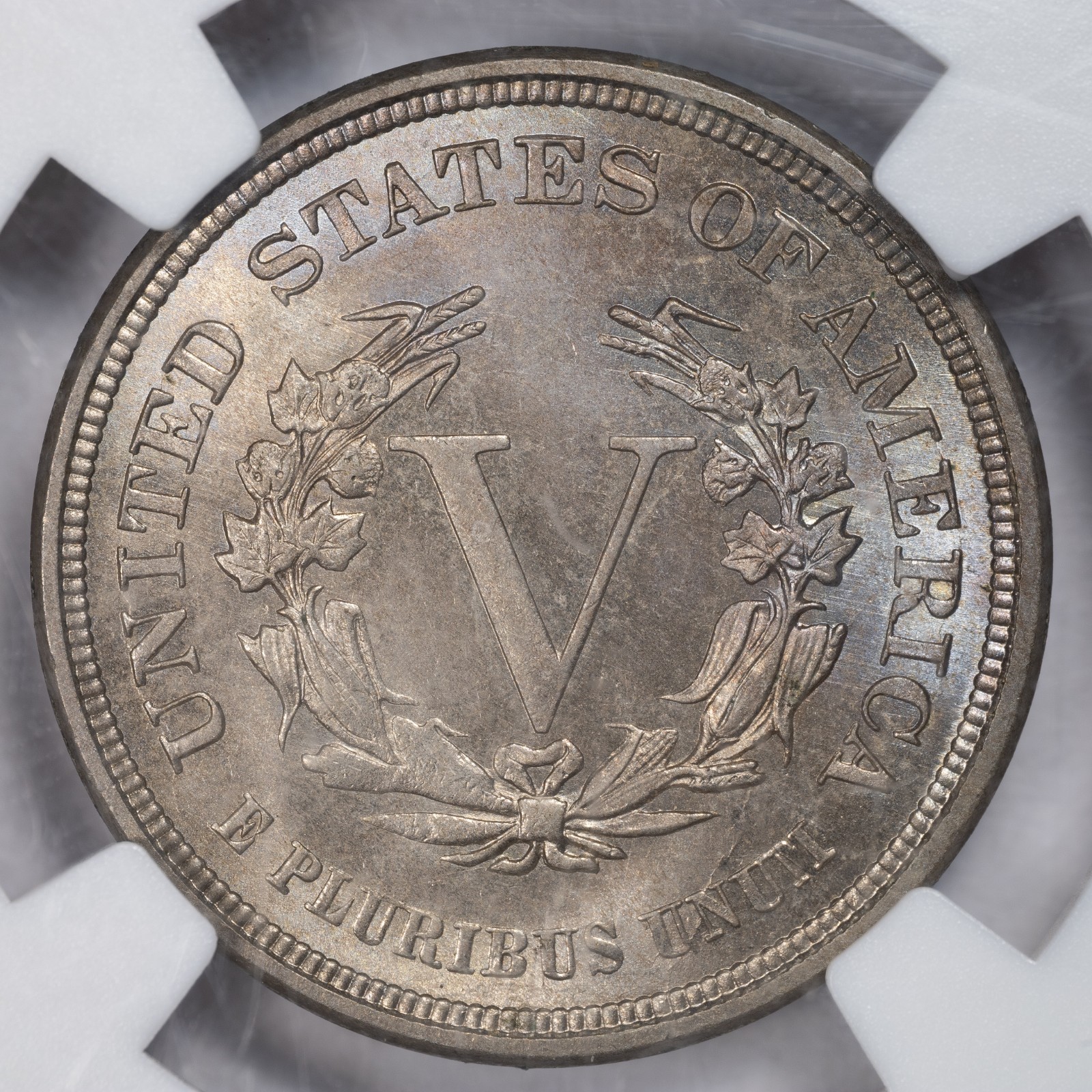 1883 Liberty V Nickel No Cents NGC MS63 Choice Uncirculated