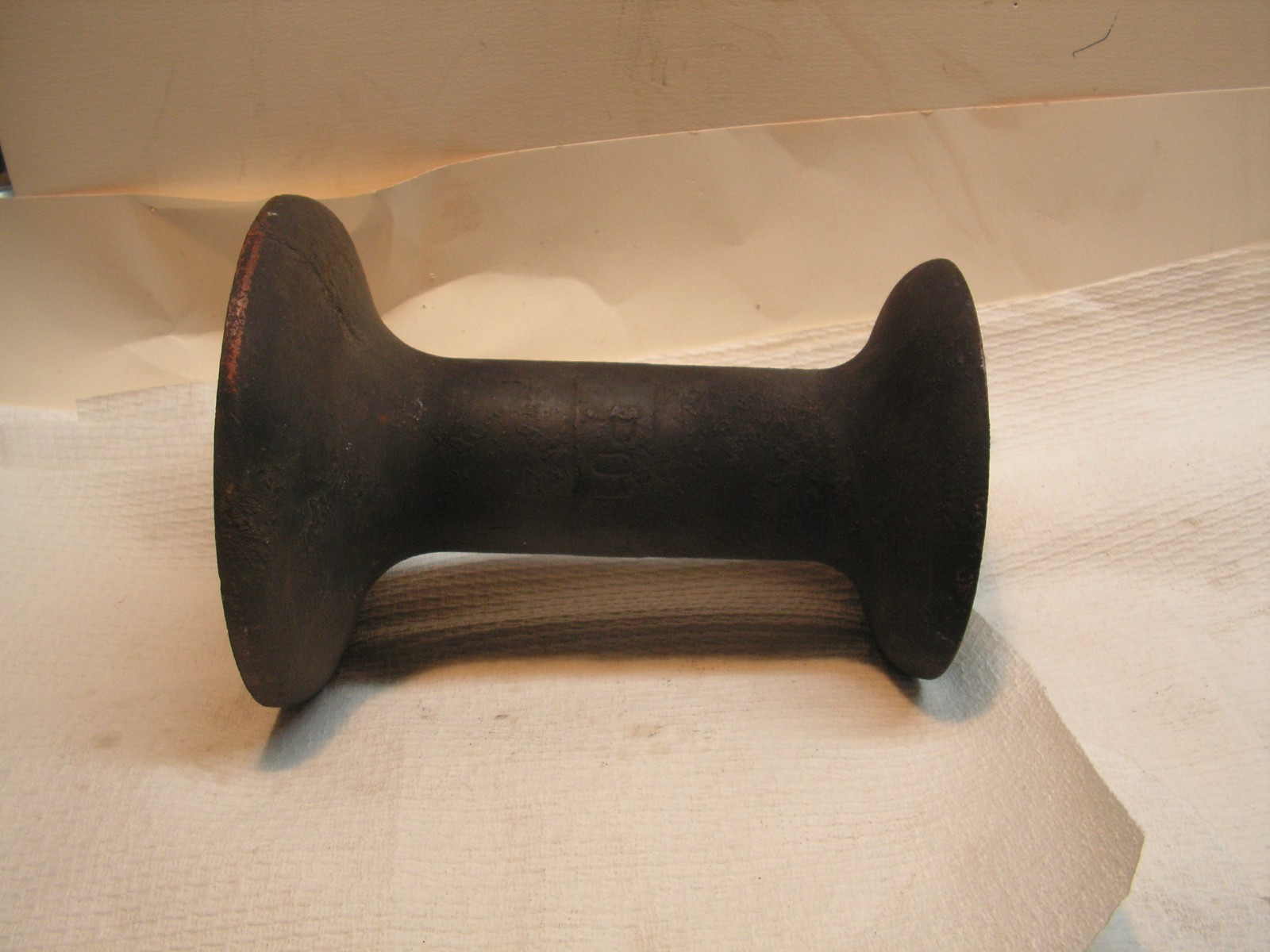 Antique Cast Iron SPOOL Large Boat Dock Tie Down Cleat Marine Decoration SQUARE