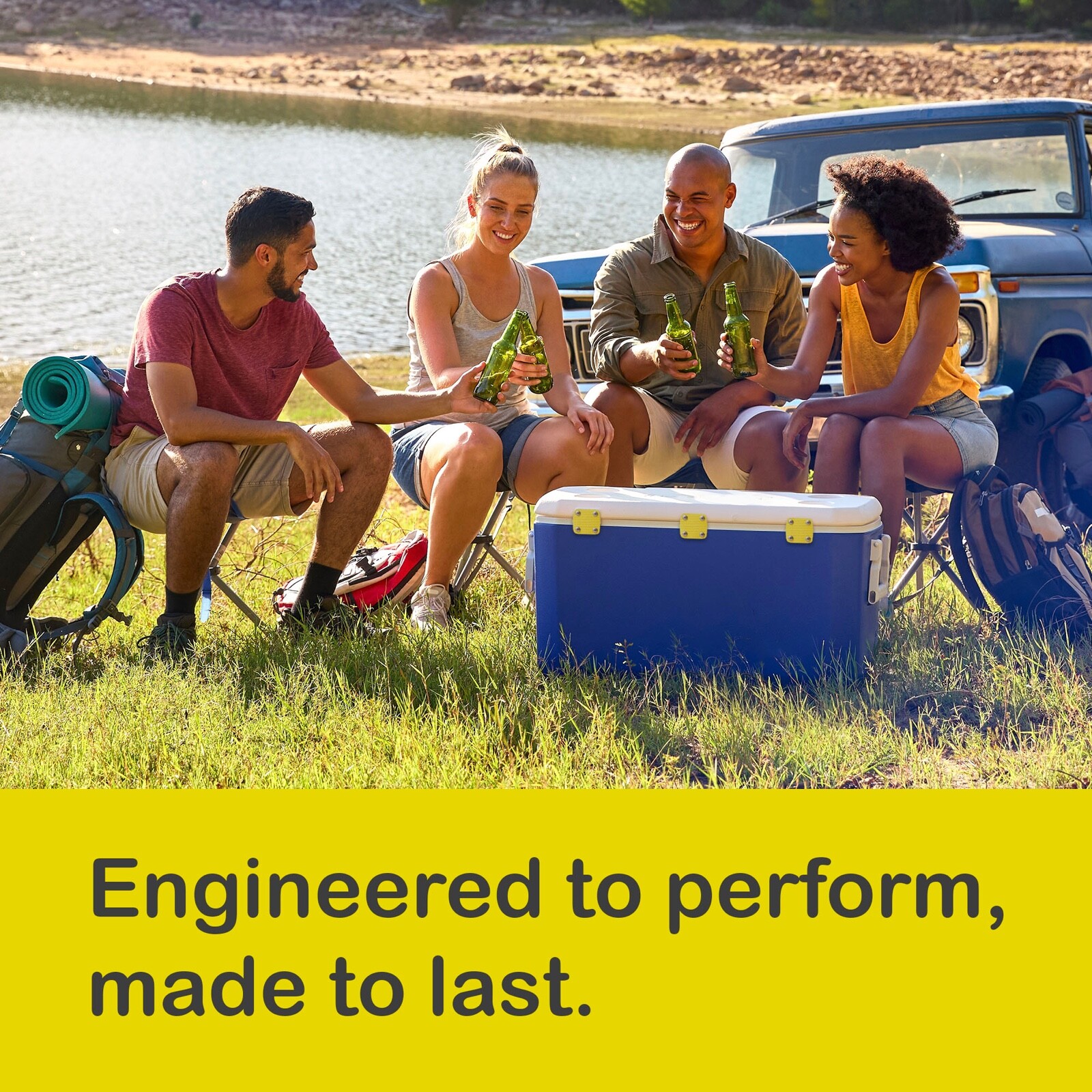 Coleman Cooler Replacement Hinges (2 or 3) & Lid Straps - Repurposed Fire Hose