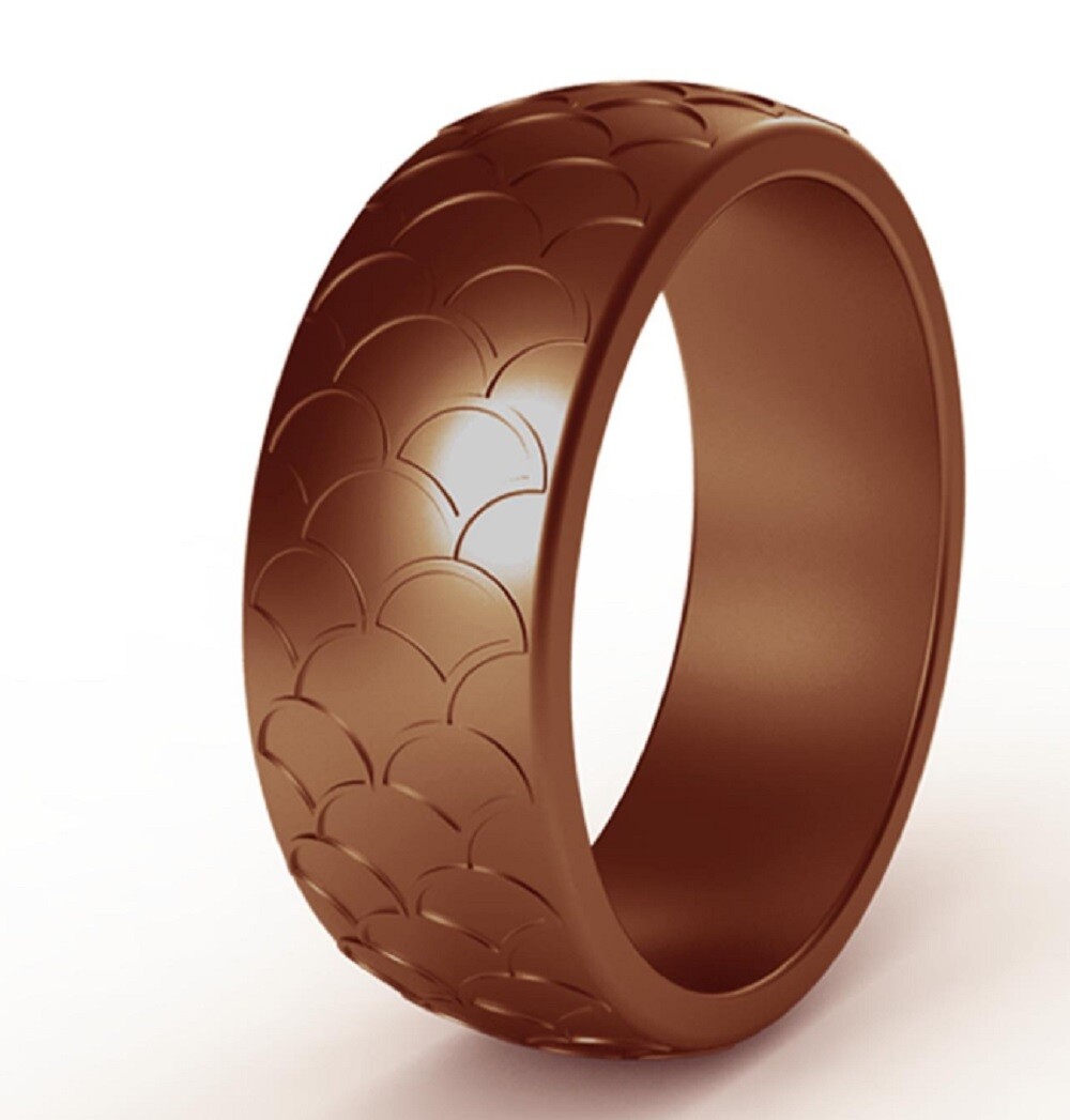 7 Pack Silicone Wedding Rings, Unisex Rubber Bands for Active Lifestyles & Sport